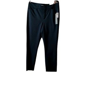 OLD NAVY High Rise Pixie Ankle Pockets Black Pants Women Sz12 *32x26
